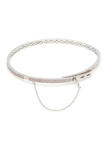 Crystal Silver Safety Chain Choker - EDDIE BORGO - Modalova