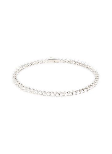 Zirconia Plated Silver Tennis Bracelet - NUMBERING - Modalova