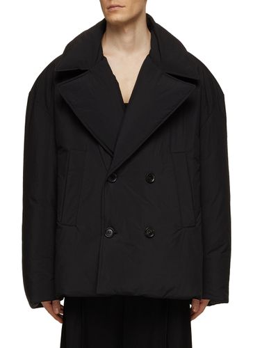 Oversize Double Breasted Padded Peacoat - JUUN.J - Modalova