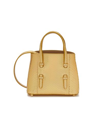 Mina 16 Laminated Elaphe Leather Tote Bag - ALAÏA - Modalova
