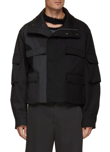 Quilted Panelled Jacket - FENG CHEN WANG - Modalova