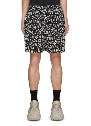 Logo Stripe Shorts - BALENCIAGA - Modalova