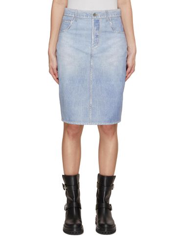 Denim Printed Skirt - BOTTEGA VENETA - Modalova