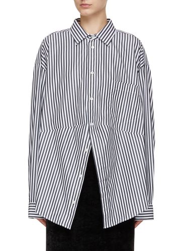 Striped Swing Shirt - BALENCIAGA - Modalova