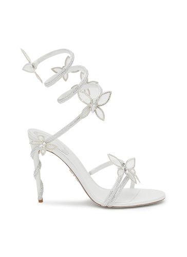 Mini Bow Strass Embellished Heeled Sandals - RENE CAOVILLA - Modalova