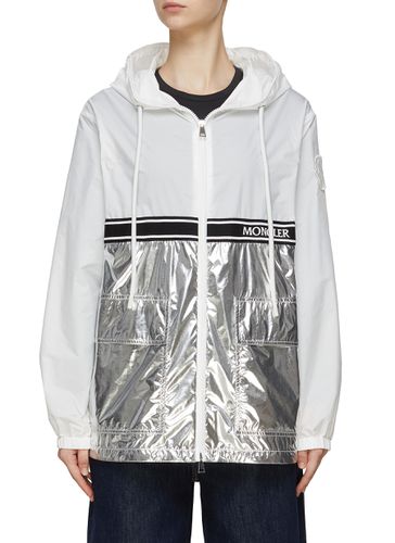 Hooded Mirror Nylon Jacket - MONCLER - Modalova