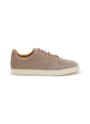 Suede Low Top Sneakers - BRUNELLO CUCINELLI - Modalova