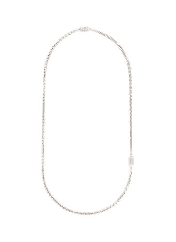 Signature Hexade Box Rhodium-Plated Sterling Silver Necklace - TATEOSSIAN - Modalova