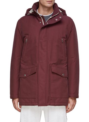 Water Resistant Cotton Nylon Blend Parka - BRUNELLO CUCINELLI - Modalova