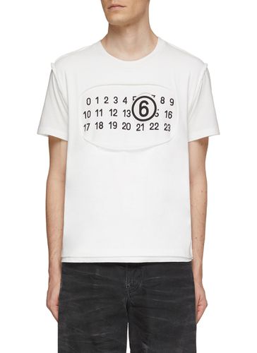 Layer Chest Logo T-Shirt - MM6 MAISON MARGIELA - Modalova