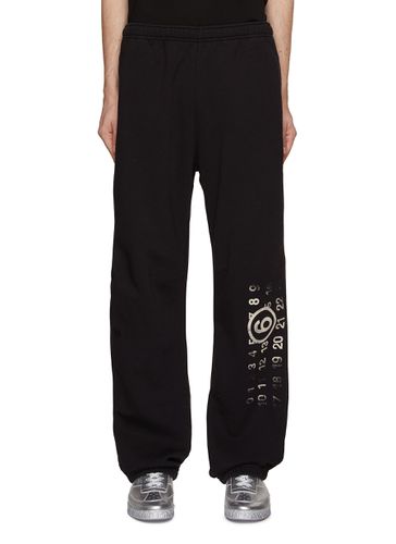 Logo Print Sweatpants - MM6 MAISON MARGIELA - Modalova