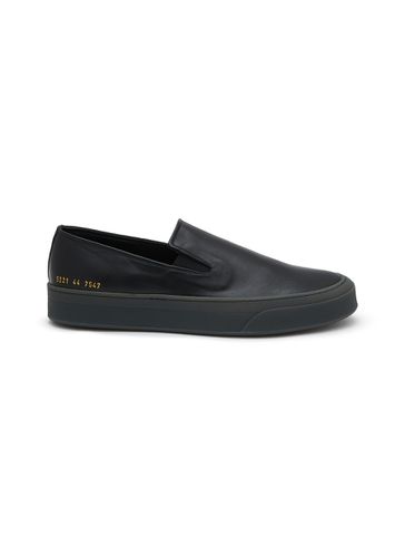 Leather Slip-On Sneakers - COMMON PROJECTS - Modalova