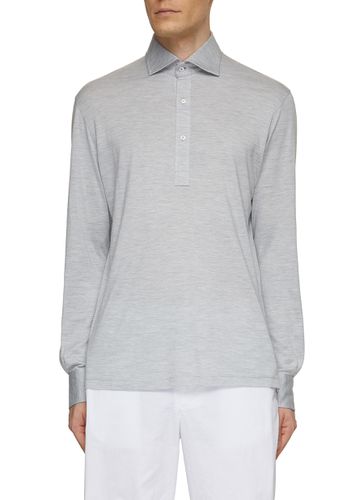 Silk Cotton Polo Shirt - BRUNELLO CUCINELLI - Modalova