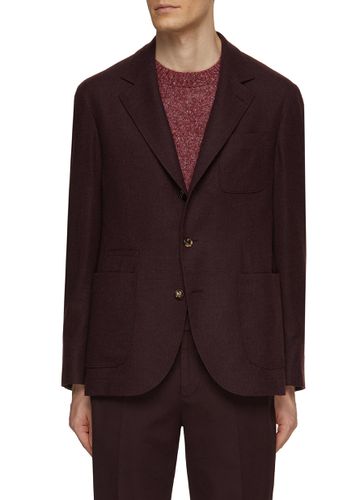 Single Breasted Notch Lapel Blazer - BRUNELLO CUCINELLI - Modalova