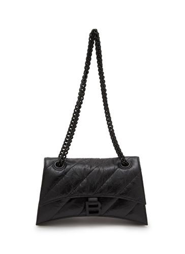 Small Crush Chain Leather Shoulder Bag - BALENCIAGA - Modalova