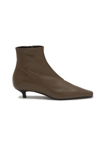 Leather Ankle Boots - TOTEME - Modalova