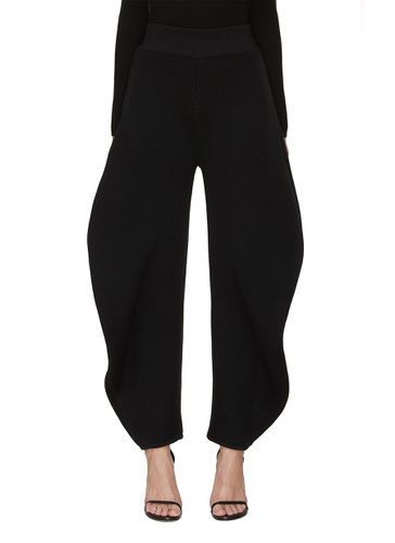 Round Ribbed Wool Pants - ALAÏA - Modalova