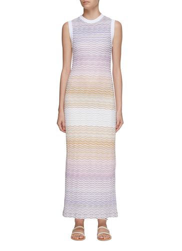 Chevron Pattern Knit Maxi Dress - MISSONI - Modalova