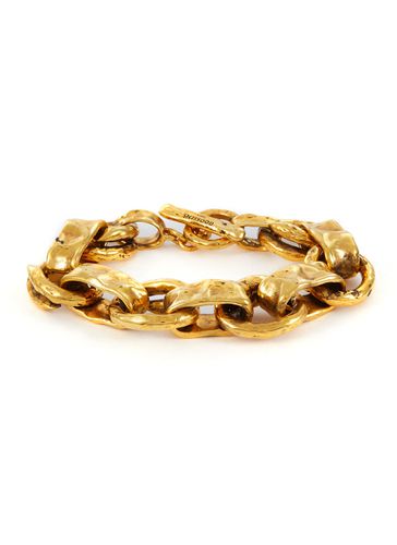 Lutece Interlocking Chain 24K Gold Plated Bracelet - GOOSSENS - Modalova