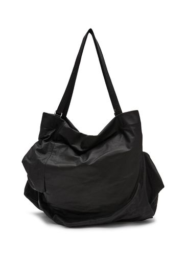 Unevenness Leather Tote Bag - DISCORD YOHJI YAMAMOTO - Modalova