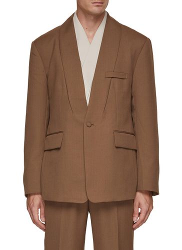 Single Breasted Wool Blazer - RE: BY MAISON SANS TITRE - Modalova