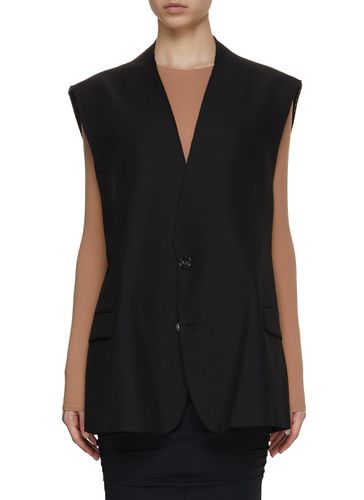 Oversize Single Breasted Blazer Vest - MM6 MAISON MARGIELA - Modalova