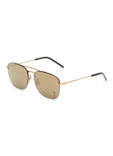 SL 309 M Metal Square Sunglasses - SAINT LAURENT - Modalova