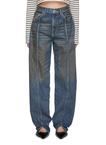 Wide Leg Seam Detail Jeans - REDONE - Modalova