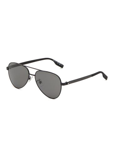 MB0182S Metal Aviator Sunglasses - MONTBLANC - Modalova