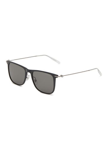 MB0206O Acetate Metal Square Sunglasses - MONTBLANC - Modalova