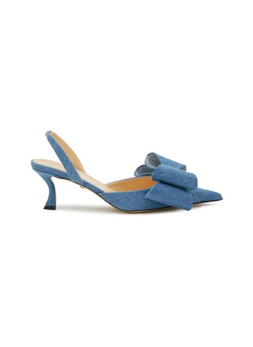 Le Cadeau 65 Denim Slingback Pumps - MACH & MACH - Modalova