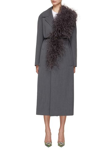 Asymmetric Marabou Tailored Coat - N21 - Modalova