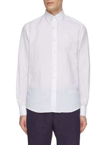 Linen Cotton Blend Shirt - PAUL & SHARK - Modalova