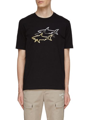 Printed Cotton T-Shirt - PAUL & SHARK - Modalova