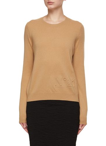 Embossed Logo Wool Knit Sweater - N21 - Modalova