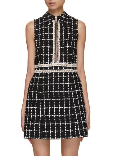 Ellis Pearl Crochet Trim Dress - ALICE & OLIVIA - Modalova