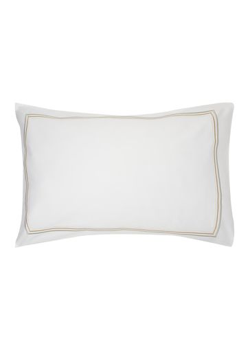 Crystal Sartorial Pillowcase Set of 2 - Bianco - RIVOLTA CARMIGNANI  - Modalova