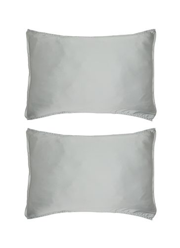 Lazy Silk Pillowcase Set of 2 - Verde Rugiada - RIVOLTA CARMIGNANI  - Modalova