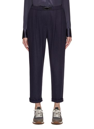 Belted Cashmere Pants - BRUNELLO CUCINELLI - Modalova