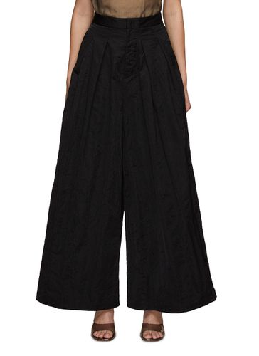 Priya High Waist Pleated Wide Leg Pants - BIYAN - Modalova