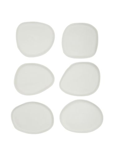 Guscio Side Dish Set of 6 - Bianco - SOCIETY LIMONTA - Modalova