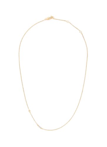Opal Tanzanite Aquamarine 9K Gold Necklace - 16-18 Inch - MÉTIER BY TOMFOOLERY - Modalova