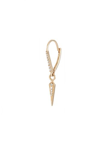 K Gold Diamond Honey Hook Single Earring - MÉTIER BY TOMFOOLERY - Modalova
