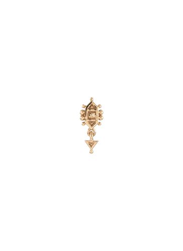 Dala 9K Gold Droplet Single Earring - MÉTIER BY TOMFOOLERY - Modalova