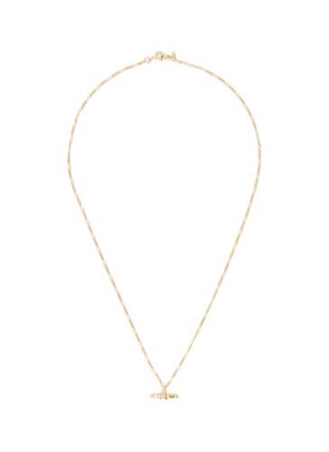 Diamond Multi Stone 9K Gold London Heavy Chain Necklace - MÉTIER BY TOMFOOLERY - Modalova