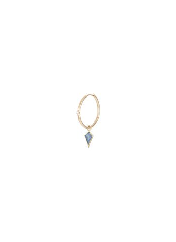 K Gold Diamond Kyanite Charm Large Single Clicker Earring - MÉTIER BY TOMFOOLERY - Modalova