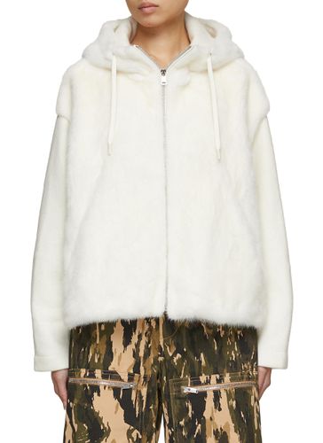 Hooded Mink Fur Jacket - YVES SALOMON - Modalova