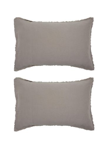 Saten Pillowcase Set of 2 - Fumo - SOCIETY LIMONTA - Modalova