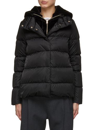 Faux Fur Lined Short Puffer Jacket - HERNO - Modalova