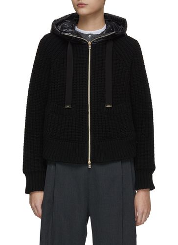 Hybrid Wool Knit Puffer Jacket - HERNO - Modalova